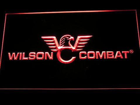 Wilson Combat Firearms Gun Logo LED Neon Sign